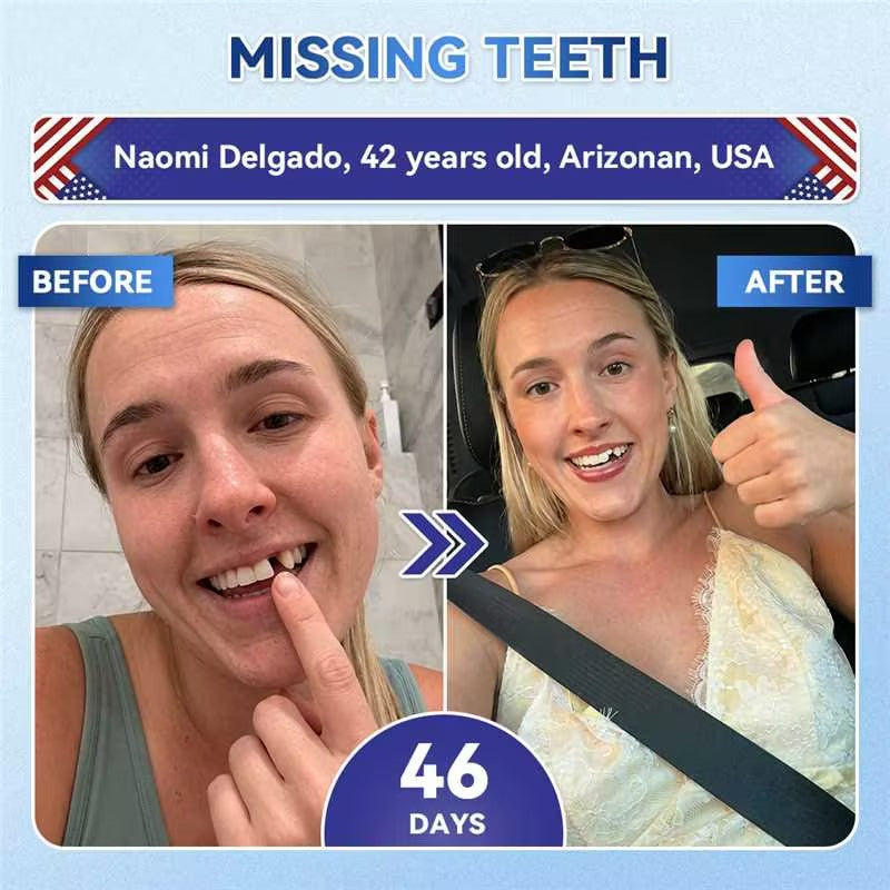 Your Smile~Alivmi® 🦷 Tideglusib Fast-Dissolving Tooth & Gum Repair Oral Strips ✨ 5-in-1 💎 Rebuild Enamel & Dentin • Strengthen Gums • Eradicate Tartar & Odor • Whitening • Stop Tooth Sensitivity