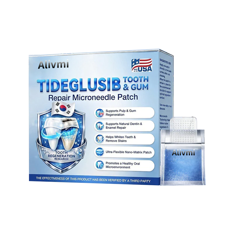 Your Smile~Alivmi® 🦷 Tideglusib Fast-Dissolving Tooth & Gum Repair Oral Strips ✨ 5-in-1 💎 Rebuild Enamel & Dentin • Strengthen Gums • Eradicate Tartar & Odor • Whitening • Stop Tooth Sensitivity